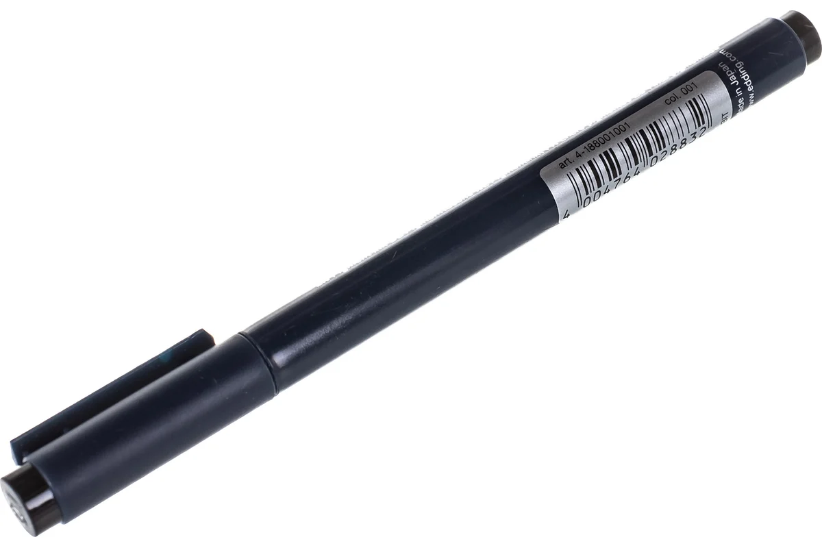 Ручка капиллярная EDDING DRAWLINER 1880, ЧЕРНАЯ, толщина письма 0,1 мм, водная основа, E-1880-0.1/1