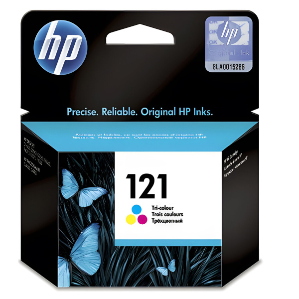Картридж струйный HP (CC643HE) Deskjet F4275/F4283 №121, цветной, ориг., ресурс 165 стр. Картридж струйный HP (CC643HE) Deskjet F4275/F4283 №121, цветной, ориг., ресурс 165 стр.