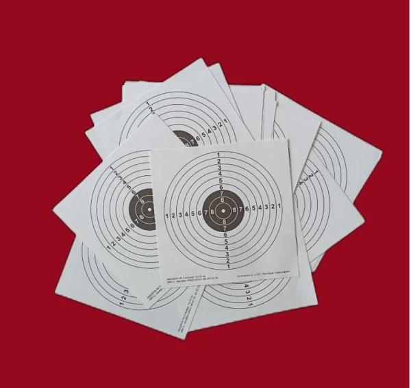 Мишень для стрельбы, 15*15см, картон