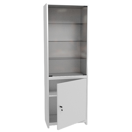 Шкаф металлический медицинский одностворчатый ШМС-1