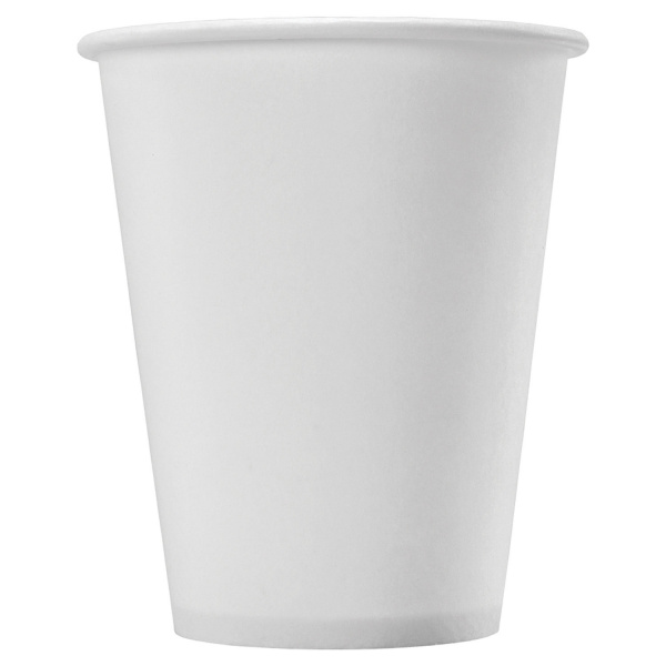 Одноразовые стаканы 180 мл, КОМПЛЕКТ 80 шт., бумаж.односл, белые, хол/гор, ФОРМАЦИЯ 72-205