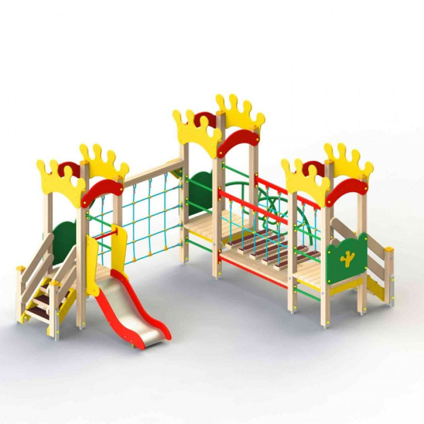 Детский игровой комплекс (3-7 лет) 5110х3340 мм, Н=2520мм, Н площадок 650 мм