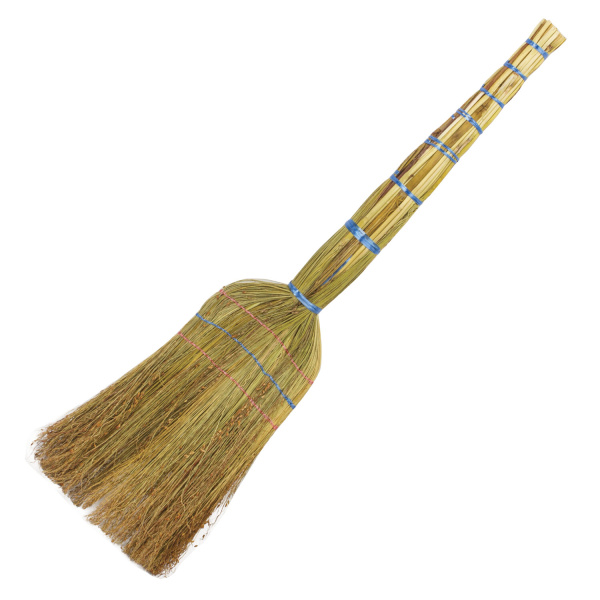 Веник сорго 3-х прошивной, "Стандарт", 320-340 г, ширина метелки 27-30 см, длина 79 см, 604228  Веник сорго 3-х прошивной, "Стандарт", 320-340 г, ширина метелки 27-30 см, длина 79 см, 604228