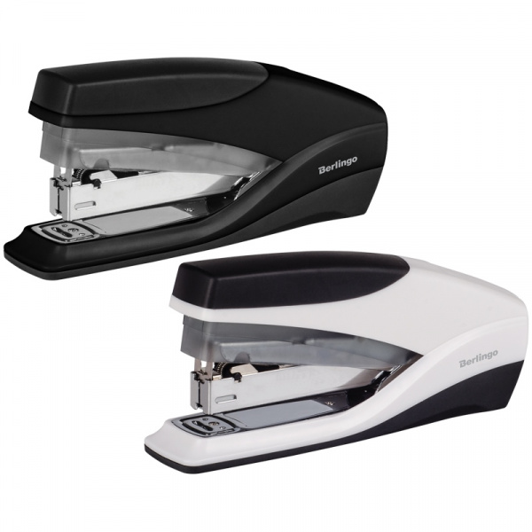 Степлер №24/6 Berlingo до 30л., пластиковый корпус, энергосберегающий, ассорти DSp_30149