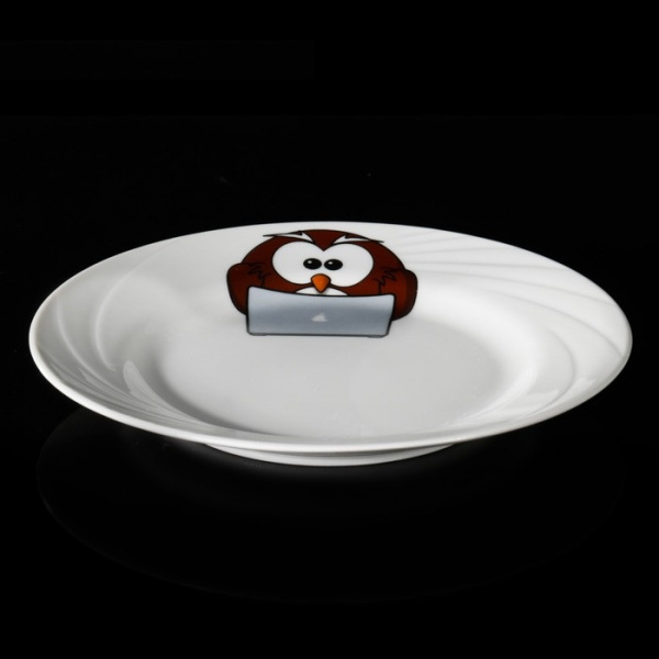 Тарелка мелкая 17,5 см "Совушки" Тарелка мелкая 17,5 см "Совушки"