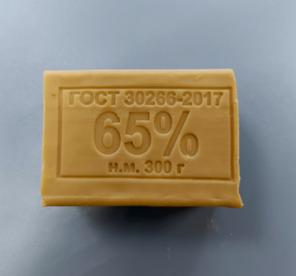 Мыло хозяйственное 65% 300гр (Меридиан), антибактериальный эффект, без упаковки Мыло хозяйственное 65% 300гр (Меридиан), антибактериальный эффект, без упаковки