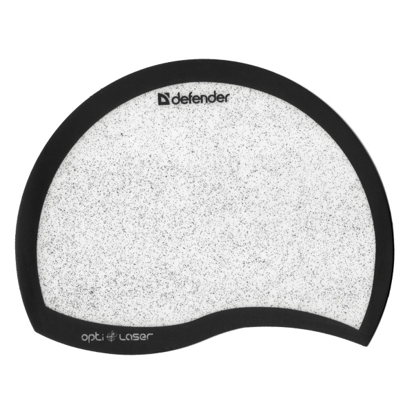 Коврик для мыши DEFENDER Ergo opti-laser, пвх+полиуритан, 215х165х1,2мм, черный, 50511