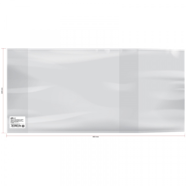 Обложка 220*460 д/днев. в тв. пер./учеб. мл кл/раб. тетр/прописей/дид. мат., унив. ПЭ 140мкм ШК36564