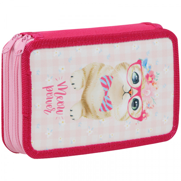 Пенал 2 отделения, 190*110 ArtSpace "Meow power", ткань