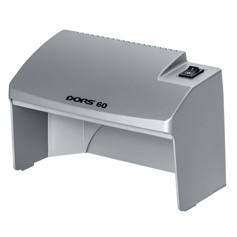Детектор банкнот DORS 60, просмотровый, УФ детекция, серый, SYS-033277