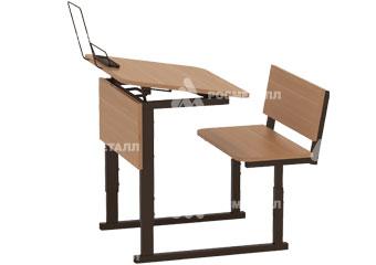 Парта ученическая 1-местная регул 2-4гр