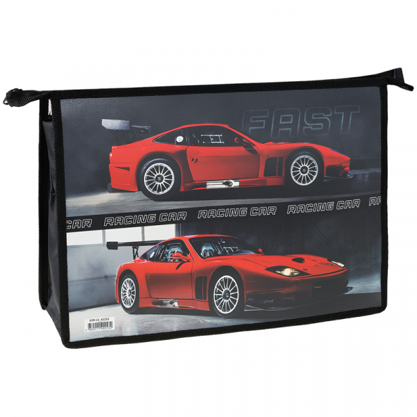 Папка для труда 2 отделения А4 ArtSpace "Fast", пластик, на молнии ПТР-22_42253