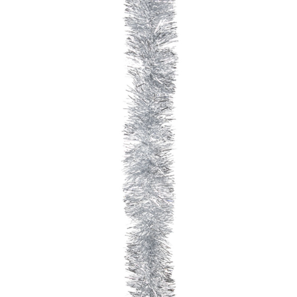 Мишура 1 штука, диаметр 50 мм, длина 2 м, серебро, 5-180-5 