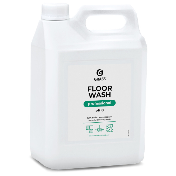 Средство для мытья пола Grass "Floor wash" 5,1кг, нейтральное Средство для мытья пола Grass "Floor wash" 5,1кг, нейтральное