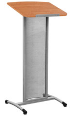 Трибуна модель № 2, 550*470*1185мм, клен м/к серый