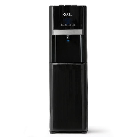 Кулер для воды AEL LC-AEL-809a, напольный, НАГРЕВ/ОХЛ. КОМПРЕССОРНОЕ, бутыль снизу, 1 кран, чёрный