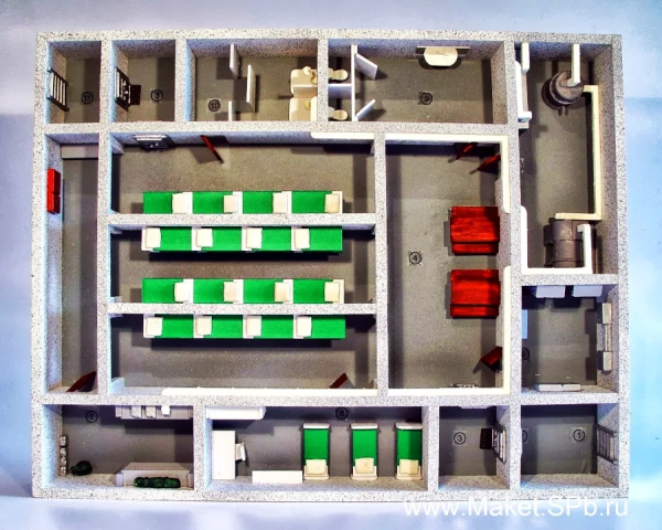 Макет Встроенное убежище