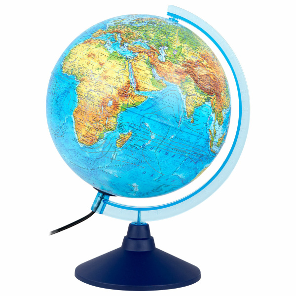 Глобус физический Globen Классик Евро, диаметр 250 мм, с подсветкой, Ке012500189