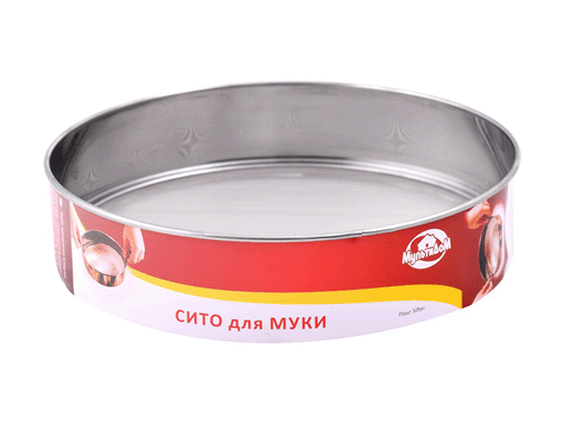 Сито для муки 19 см металл.