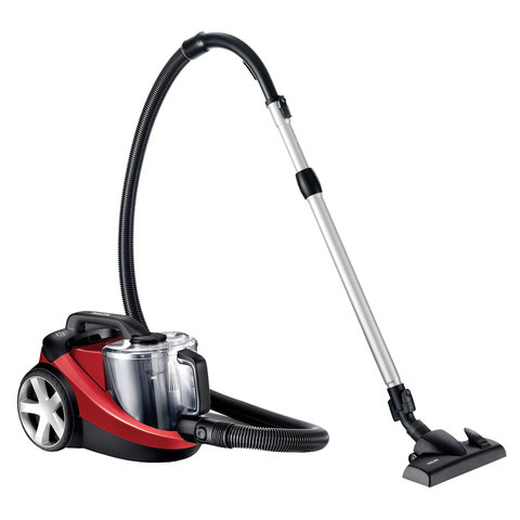 Пылесос PHILIPS FC8760/01, с контейнером "циклон", 2000 Вт, мощность всасывания 350 Вт, красный