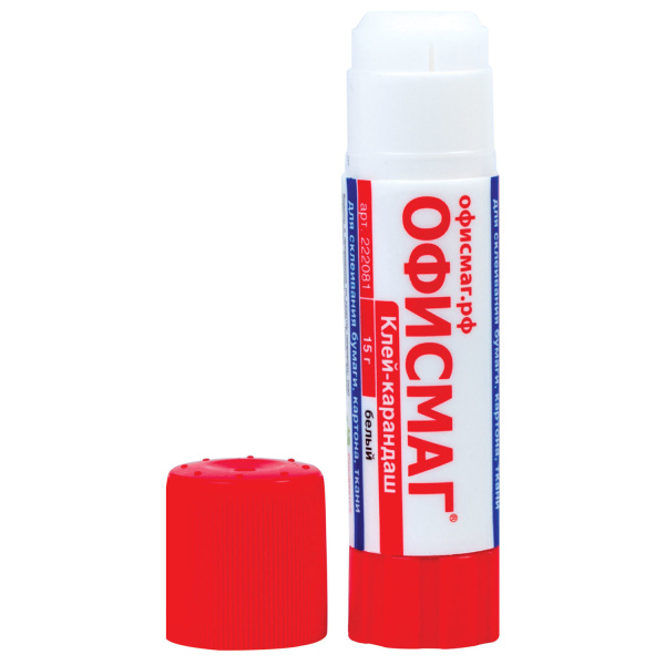 Клей-карандаш ОФИСМАГ 15 г, 222081