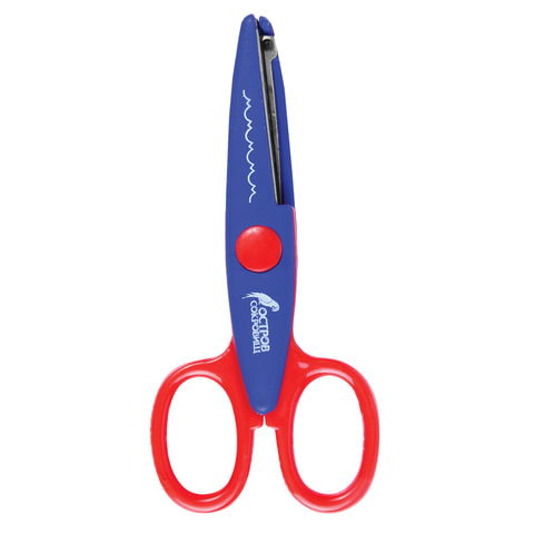 Ножницы ОСТРОВ СОКРОВИЩ 135мм, фигурное лезвие БАНТЫ, сине-бордовые, в упаковке с подвесом,236778 Ножницы ОСТРОВ СОКРОВИЩ 135мм, фигурное лезвие БАНТЫ, сине-бордовые, в упаковке с подвесом,236778