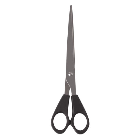 Ножницы STAFF, 180 мм, чёрные, упаковка с подвесом, 236939 Ножницы STAFF, 180 мм, чёрные, упаковка с подвесом, 236939