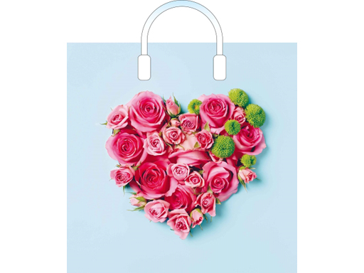 Пакет ПЭ с пластмассовыми ручками 38х34+3 (90) х150 (Прима) Россия ПЛР51825