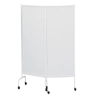 Ширма медицинская двухсекционная ШМ - МСК-2302 на колесах