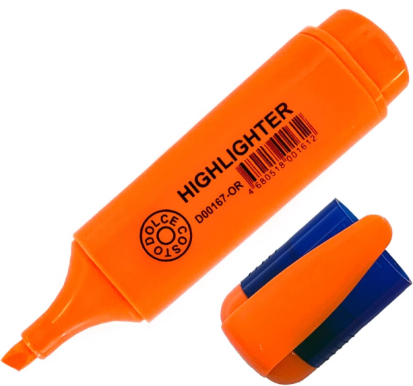 Текстовыделитель DOLCE COSTO (167) оранжевый 5мм