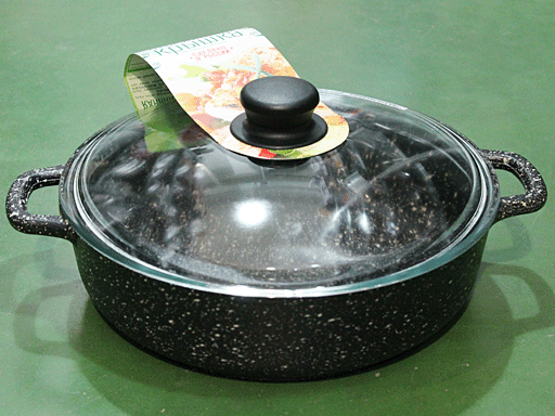 Жаровня 26см с крышкой антиприг.покрыт.гранит Ж2611аг Жаровня 26см с крышкой антиприг.покрыт.гранит Ж2611аг