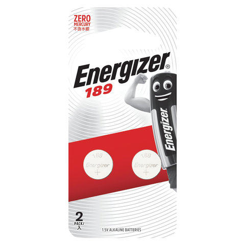 Батарейки ENERGIZER, 189 (G10, LR54), алкалиновые, в блистере, E301536700