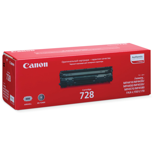 Картридж лазерный CANON (728) MF4410/4430/4450/4550dn/4570dn/4580dn, ориг., ресурс 2100 стр Картридж лазерный CANON (728) MF4410/4430/4450/4550dn/4570dn/4580dn, ориг., ресурс 2100 стр