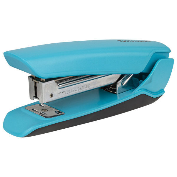 Степлер №24/6, 26/6 BRAUBERG "ULTRA", до 30 листов, с антистеплером, голубой, 228757  Степлер №24/6, 26/6 BRAUBERG "ULTRA", до 30 листов, с антистеплером, голубой, 228757