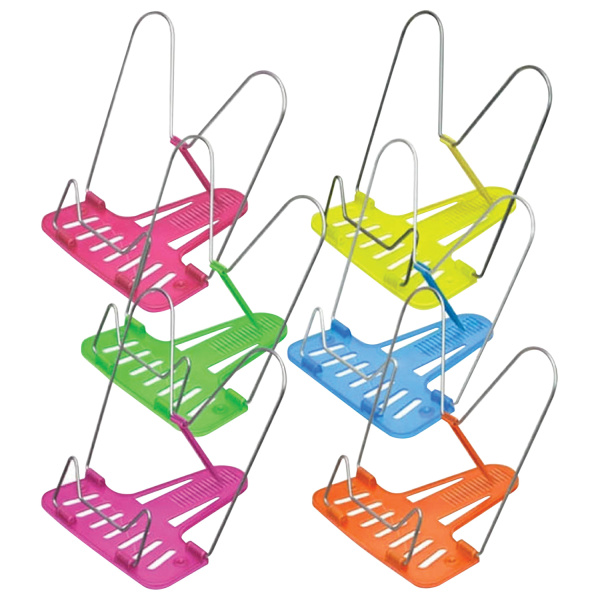 Подставка для книг СТАММ "Премиум Creative" тонированное пластиковое основание, ассорти, ПК52