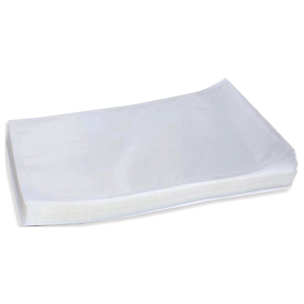 Пакеты вакуумные для продуктов (пром. вакууматоры) 110x160, КОМПЛЕКТ 200 шт., PET/PE, 607699