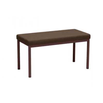 Банкетка 2х местная, мягкая, (810*370*380), кожзам коричн., м/к коричн., М262
