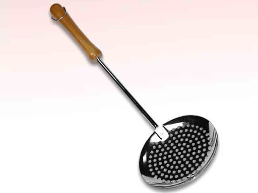 Шумовка хром.(дер.ручка)(54,155) AN50-3350.33