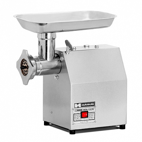 Мясорубка Hurakan HKN-12CR (390x225x415, 220 В, 0,75 кВт, решётка 5 мм, запасная решётка 6,5 мм, нож
