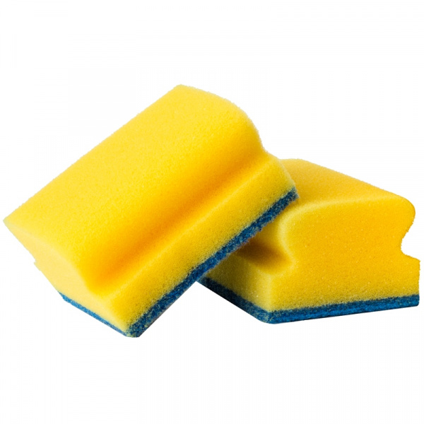 Губки для посуды OfficeClean, поролон с абразивным слоем, профильные, 96*64*42мм, 2шт. Губки для посуды OfficeClean, поролон с абразивным слоем, профильные, 96*64*42мм, 2шт.