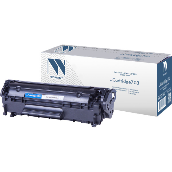 Картридж лазерный CANON (703) LBP-2900/3000, ресурс 2000 стр. NV PRINT СОВМЕСТИМЫЙ Картридж лазерный CANON (703) LBP-2900/3000, ресурс 2000 стр. NV PRINT СОВМЕСТИМЫЙ