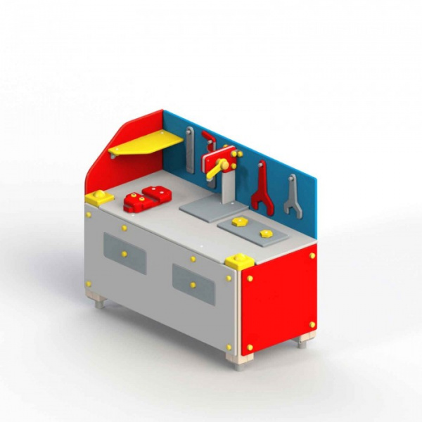 Кухня, от 2 лет, деревянный брус, 1130х530 мм, Н=875 мм Кухня, от 2 лет, деревянный брус, 1130х530 мм, Н=875 мм