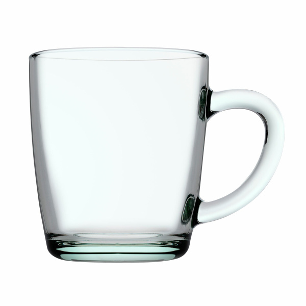 Кружка для чая с ручкой, 340 мл, стекло, PASABAHCE "БЕЙЗИК", 55531СЛ1