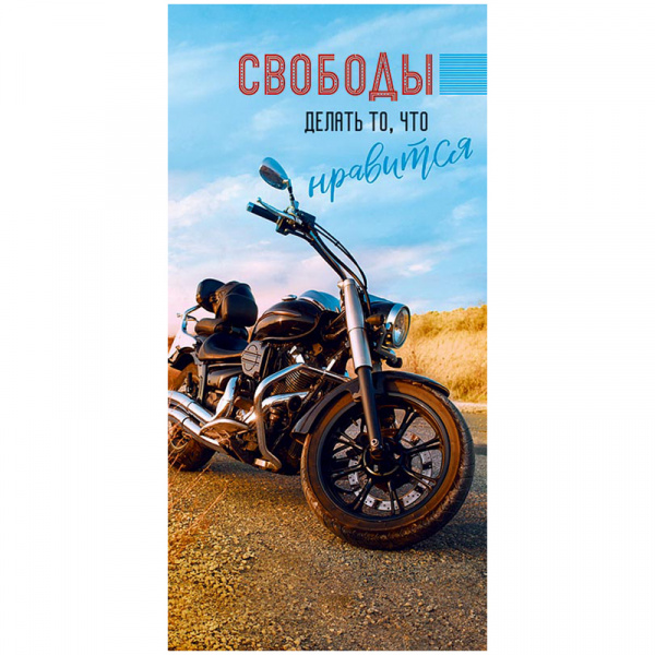 Конверт для денег Арт и Дизайн "Свободы делать то, что нравится", 83*167мм., вырубка