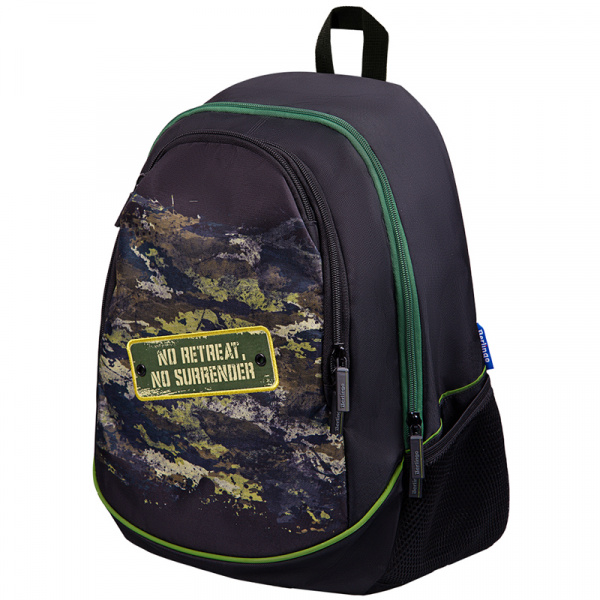 Рюкзак Berlingo b-Active "Military" 41*30*17см, 2 отделения, 4 кармана, эргономичная спинка RU06914