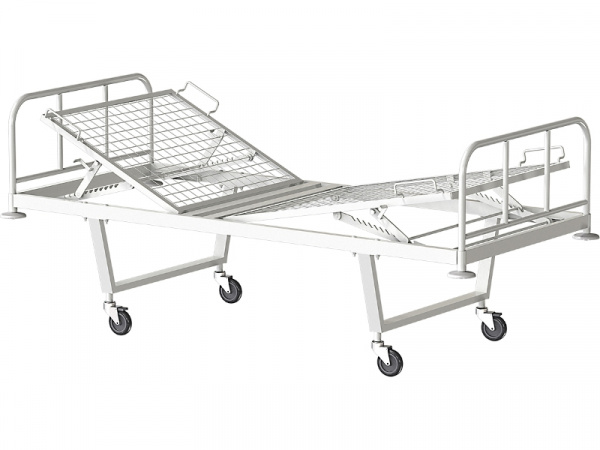 Кровать медицинская функциональная КФ2-01 МСК-102П. Размеры: 2125*975*900мм