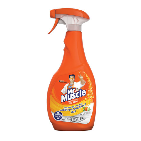 Средство для кухни МИСТЕР МУСКУЛ "Энергия цитруса", 500мл, распылитель