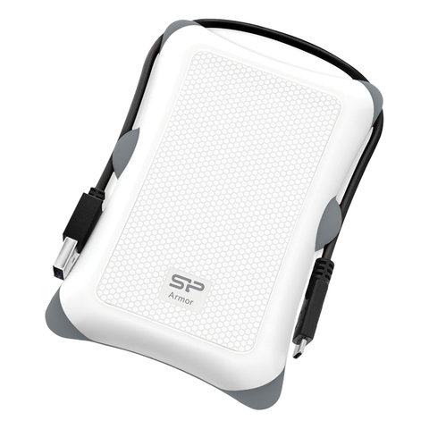 Внешний жесткий диск SILICON POWER Armor A30 2TB, 2.5", USB 3.0, белый, SP020TBPHDA30S3W 