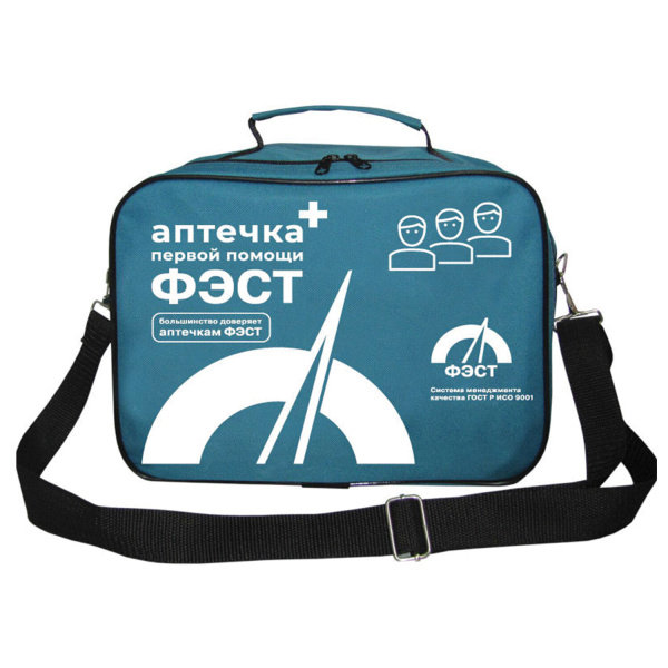 Аптечка первой помощи , по приказу №262н, ФЭСТ, тканевая сумка на ремне,