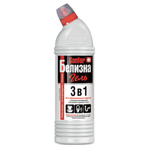 Белизна гель SANFOR 3в1 (Санфор 3в1) 1л, 2730